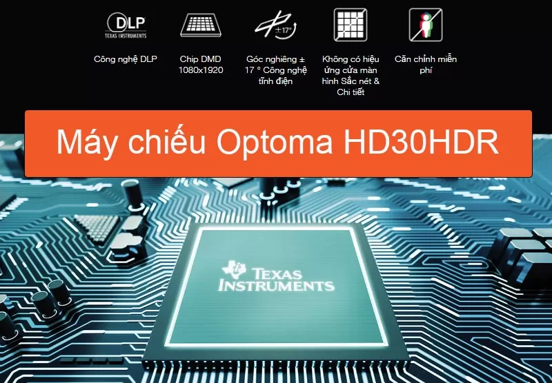 Chip DMD 1080p & GPU DDP4422 hỗ trợ xử lý hình ảnh Chip DMD 1080p & GPU DDP4422 hỗ trợ xử lý hình ảnh