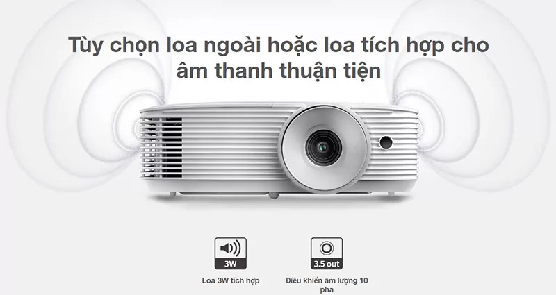 Loa có công suất hoạt động là 3W Loa có công suất hoạt động là 3W
