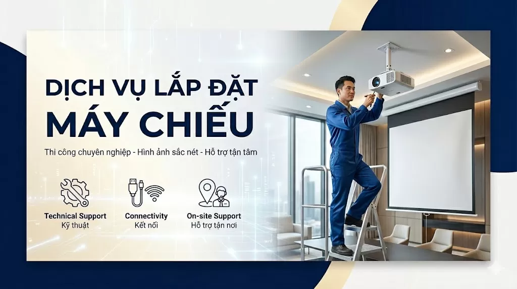 Lắp đặt máy chiếu
