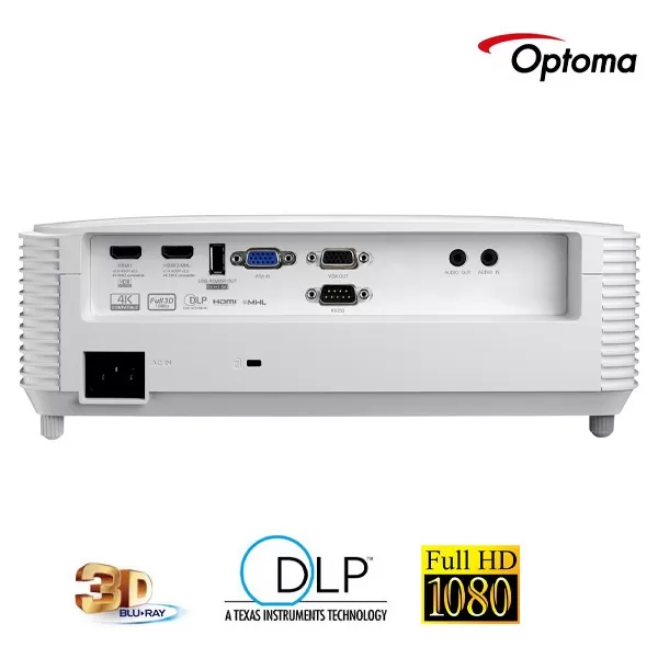 Optoma EH412  Full HD 1080p (1920×1080)   	4500 Ansi Lumens